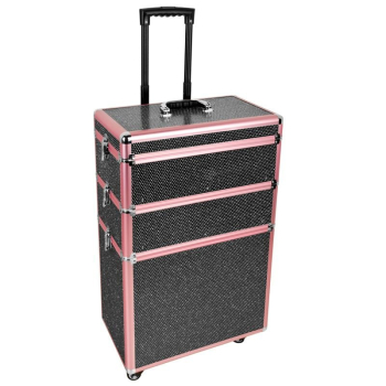 KUFER GLAMOUR 9023 CZARNY CRYSTAL